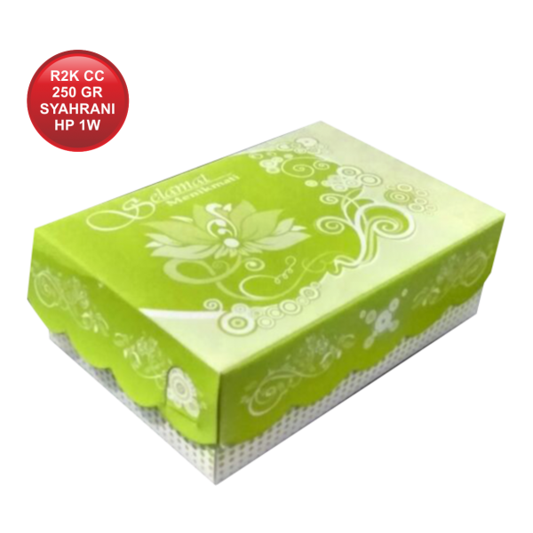 R2K CETAK COATED 250  SYAHRANI HIJAU PUPUS 1W